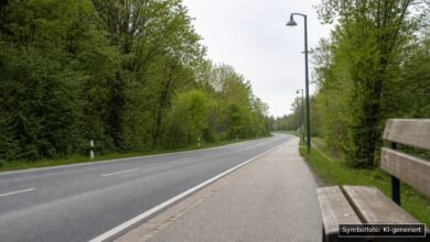 KI-generiertes Symbolfoto zu Gewaltdelikt / versuchtes Tötungsdelikt bei Preith, Landkreis Eichstätt