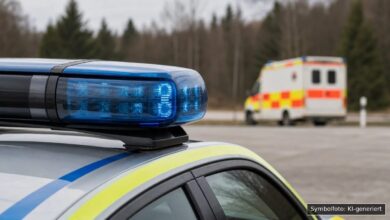 KI-generiertes Symbolfoto zu Tödlicher Verkehrsunfall mit anschließender Fahndung bei Oy-Mittelberg, A7