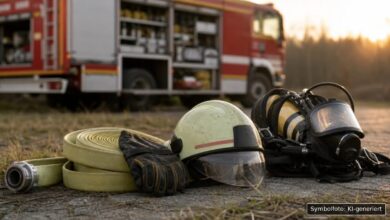 KI-generiertes Symbolfoto zu Verkehrsunfall bei Steinwiesen, Landkreis Kronach