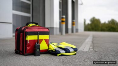KI-generiertes Symbolfoto zu Verkehrsunfall bei Lachen