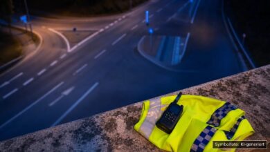 KI-generiertes Symbolfoto zu Alkoholfahrt / Verkehrskontrolle bei Sonthofen