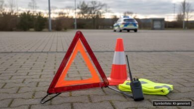 KI-generiertes Symbolfoto zu Verkehrsunfallflucht bei Türkheim