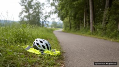 KI-generiertes Symbolfoto zu Verkehrsunfall bei Ottobeuren