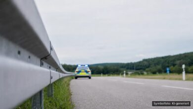 KI-generiertes Symbolfoto zu Verkehrsunfallflucht bei Gundelfingen