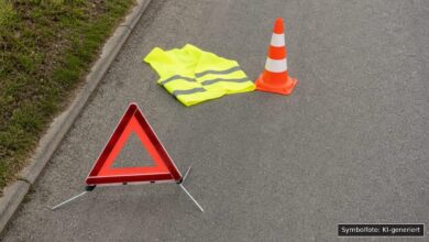 KI-generiertes Symbolfoto zu Unfall bei Ulm