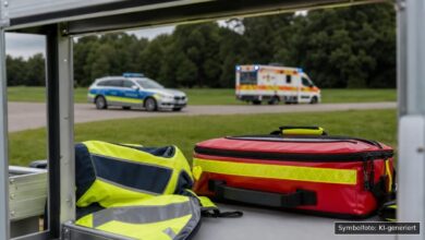 KI-generiertes Symbolfoto zu Verkehrsunfall mit Todesfolge bei Ulm, Donauwiese