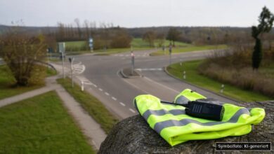 KI-generiertes Symbolfoto zu Verkehrsunfall bei Ulm