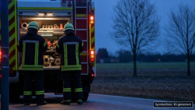 KI-generiertes Symbolfoto zu Verkehrsunfall mit Fahrerflucht bei Leipheim, A8