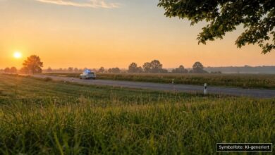 KI-generiertes Symbolfoto zu Verkehrsunfall bei Senden (Landkreis Neu-Ulm)