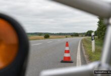 KI-generiertes Symbolfoto zu Verkehrsunfall bei Donauwörth