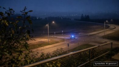 KI-generiertes Symbolfoto zu Unfallflucht bei Kriegshaber, Augsburg