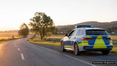 KI-generiertes Symbolfoto zu Unfallflucht bei Augsburg, Hallstraße