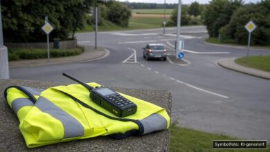 KI-generiertes Symbolfoto zu Verkehrsunfallflucht bei Illertissen