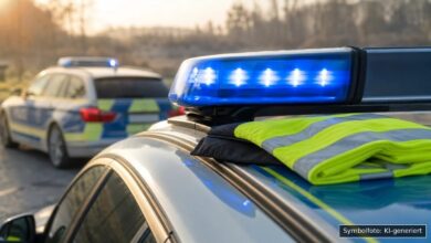KI-generiertes Symbolfoto zu Verkehrsunfall bei Lindenberg