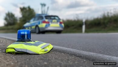 KI-generiertes Symbolfoto zu Unfallflucht bei Nördlingen