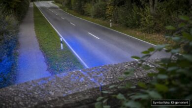KI-generiertes Symbolfoto zu Verkehrsunfall / Unfallflucht bei Ulm-Eselsberg, Böhmeweg