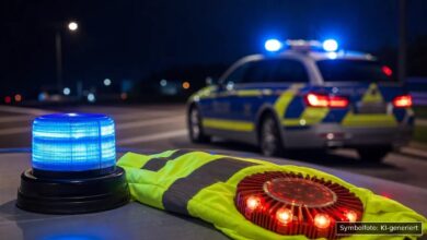 KI-generiertes Symbolfoto zu Verkehrskontrolle / Trunkenheitsfahrt bei Merching
