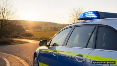 KI-generiertes Symbolfoto zu Verkehrskontrolle bei Unterfranken
