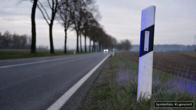 KI-generiertes Symbolfoto zu Verkehrsunfallflucht bei Kempten