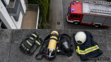 KI-generiertes Symbolfoto zu Feuerwehreinsatz / Gefahrstoffvorfall bei Sonthofen