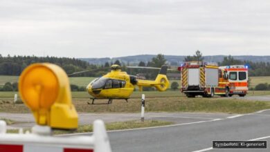 KI-generiertes Symbolfoto zu Unfall/Verpuffung bei Marktredwitz-Brand