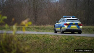 KI-generiertes Symbolfoto zu Versuchter Raubmord / Öffentlichkeitsfahndung bei Buchloe, Weimarer Straße