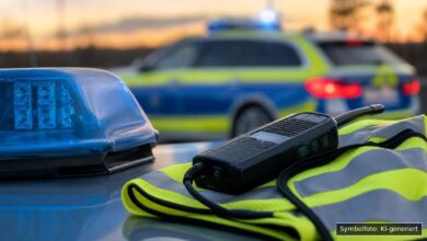 KI-generiertes Symbolfoto zu Polizeieinsatz bei Kempten