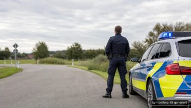 KI-generiertes Symbolfoto zu Verkehrsunfall bei Nordendorf