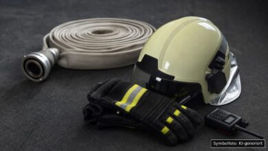 KI-generiertes Symbolfoto zu Brand bei Marktschellenberg