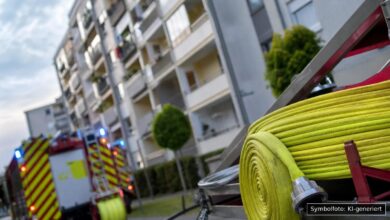 KI-generiertes Symbolfoto zu Wohnungsbrand bei München-Neuperlach