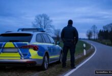KI-generiertes Symbolfoto zu Verkehrsunfall mit Fahrerflucht bei Wolfertschwenden