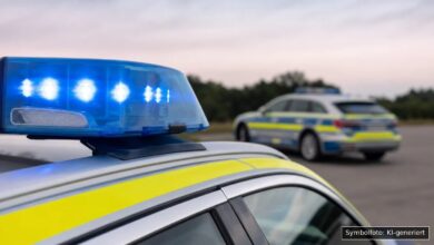 KI-generiertes Symbolfoto zu Polizeieinsatz/Zollkontrolle bei Zusmarshausen