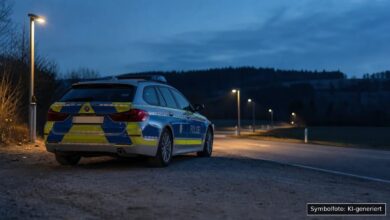 KI-generiertes Symbolfoto zu Verkehrskontrolle bei Lauingen