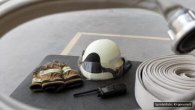 KI-generiertes Symbolfoto zu Brand bei Vilgertshofen, Landkreis Landsberg am Lech