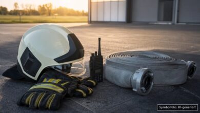 KI-generiertes Symbolfoto zu Brand bei Neu-Ulm, Mörikestraße