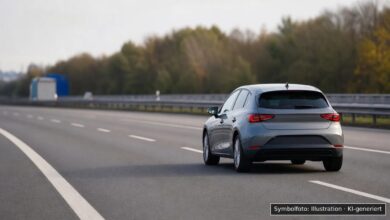 KI-generiertes Symbolfoto zu Verkehrskontrolle / Drogenfahrt bei A 8 bei Leipheim