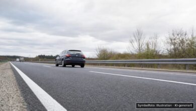 KI-generiertes Symbolfoto zu Verkehrskontrolle / Drogenfahrt bei A8 bei Günzburg und Jettingen-Scheppach