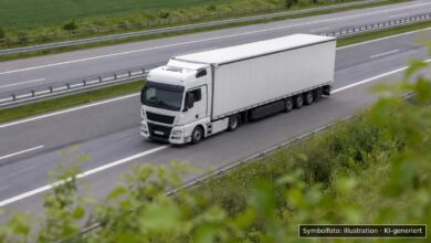 KI-generiertes Symbolfoto zu Verkehrskontrolle / Fahren ohne Fahrerlaubnis bei A96 bei Holzgünz und Bad Wörishofen