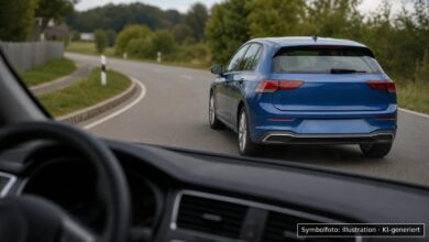 KI-generiertes Symbolfoto zu Verkehrsunfall unter Alkoholeinfluss bei Aichach