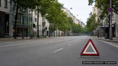 KI-generiertes Symbolfoto zu Verkehrskontrollen bei Augsburg