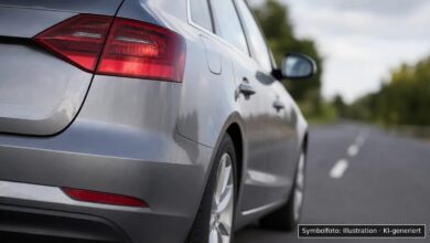 KI-generiertes Symbolfoto zu Verkehrskontrolle bei Asbach-Bäumenheim