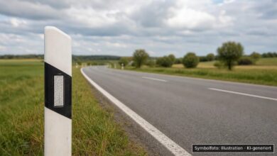 KI-generiertes Symbolfoto zu Verkehrsunfall bei Marktoffingen