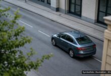 KI-generiertes Symbolfoto zu Verkehrsunfall bei Augsburg, Innenstadt, Thommstraße