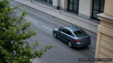KI-generiertes Symbolfoto zu Verkehrsunfall bei Augsburg, Innenstadt, Thommstraße