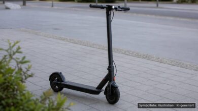 KI-generiertes Symbolfoto zu Verkehrskontrolle bei Gögginger Straße, Augsburg