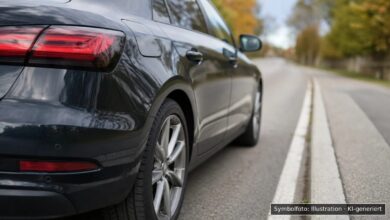 KI-generiertes Symbolfoto zu Verkehrsunfall bei Bad Grönenbach, Raupolzer Weg