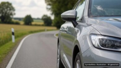 KI-generiertes Symbolfoto zu Verkehrsunfall bei Bad Wörishofen