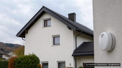 KI-generiertes Symbolfoto zu Brand bei Balderschwang, Gemeindeteil Wäldle