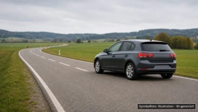 KI-generiertes Symbolfoto zu Trunkenheitsfahrt bei Ofterschwang