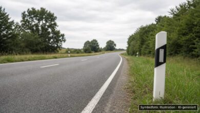 KI-generiertes Symbolfoto zu Verkehrsunfall bei Biberach